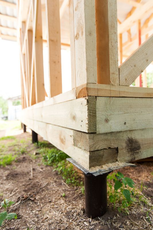 Foundation And Post Repairs For Free-Standing Outdoor Structures